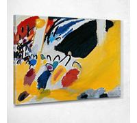 Concerto Impressione Iii 1911 Wassily Kandinsky, wk79 quadro stampato su tela, fine art, assemblato pronto da appendere 100x80 cm
