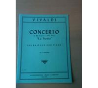 Concerto in Bb Major, F. VIII, No. 1 "La Notte" for Bassoon and Piano