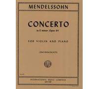Concerto in E minor. Op. 64. Violino e pianoforte. Revisore: Z. Francescatti. IMC (International Music Company)