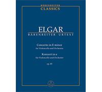 Concerto in E per violoncello e orchestra Op. 85. Concerto in E minor For Violoncello And Orchestra: Studio Score
