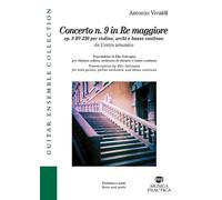 Concerto n. 9 in Re maggiore op.3 RV230. Per chitarra solista, orchestra di chitarre e basso continuo. Partitura