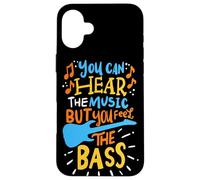 Concerto per chitarra Puoi ascoltare la musica ma senti il basso Custodia per iPhone 16 Plus