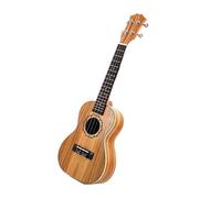 Concerto Ukulele Acustico Zebra Wood Hawaiian 4 Corde Piccola Chitarra Strumento Musicale Ukulele Elettrico Con Pickup EQ Ukes con Kits(Ukulele,26)