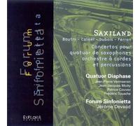 Concertos Pour Quatuor De Saxophones Et Cordes