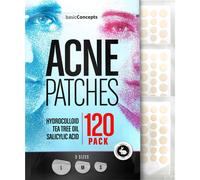 Concetti di base Patch acne (120 pacchetto) olio di t acido salicilico e patch di brufolo idrocolloide per patch zit del viso (3 dimensioni) patch d