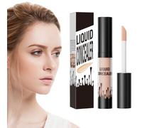 Concettore a copertura completa, correttore liquido | Concettore illuminante idratante,Eye Primer, Fondazione liquida di lunga durata, booster di carnagione per i circoli scuri