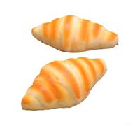 Conch Pane Decorazione PU Spugna 16X8x5cm Realistico Dessert Modello Per Panetteria Display Home Decor Fotografia Prop 2 Pack