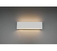 CONCHA APPLIQUE LED 6W · 2x 600lm, 3000K BI-EMISSIONE METALLO COLORE BIANCO CON REGOLAZIONE D'INTENSITA' 3 STEP AD INTERRUTTORE L. 28CM P. 4,5CM