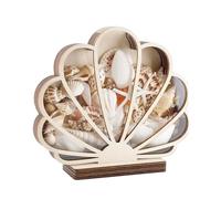 Conchiglia Display Costiera Ninnoli Gioielli Ricordi Ricordi | Contenitore a conchiglie per esposizione scatola portaoggetti decorativa per la decorazione della casa camera da letto