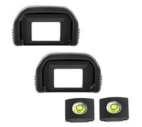 Conchiglia Oculare per Canon EOS 4000D 2000D 1300D 1200D 1100D 850D 800D 750D 760D 700D 650D 600D 550D 500D 450D 400D 350D 250D 200D 100D, ULBTER Eyepiece Eyecup Eye Cup (2+2 pezzi)