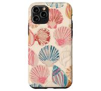 Conchiglia Vintage Spiaggia Tropicale Costiera Estetica Custodia per iPhone 11 Pro