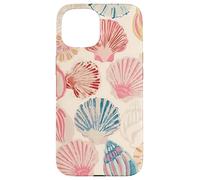Conchiglia Vintage Spiaggia Tropicale Costiera Estetica Custodia per iPhone 15