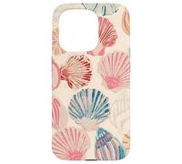 Conchiglia Vintage Spiaggia Tropicale Costiera Estetica Custodia per iPhone 15 Pro