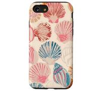 Conchiglia Vintage Spiaggia Tropicale Costiera Estetica Custodia per iPhone SE (2020) / 7/8