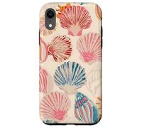 Conchiglia Vintage Spiaggia Tropicale Costiera Estetica Custodia per iPhone XR