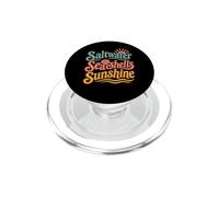 Conchiglie d'acqua salata Sunshine Retro Seashell Estate PopSockets PopGrip per MagSafe