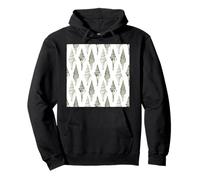 Conchiglie Illustrazioni Bianco e Nero Modello Design Felpa con Cappuccio