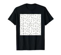 Conchiglie Illustrazioni Bianco e Nero Modello Design Maglietta