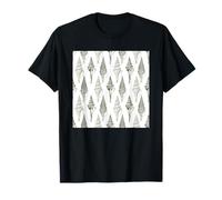 Conchiglie Illustrazioni Bianco e Nero Modello Design Maglietta
