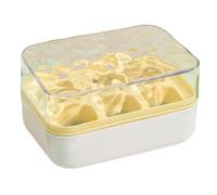 Conchiglie per ghiaccio, per whisky, design con 6 cavità pressate, pratica produzione e conservazione della natura, per congelatore domestico, ideali per cocktail e bevande fredde