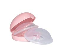 Conchiglie Raccoglilatte, 2 Pezzi, in morbido silicone, conchiglie per l'allattamento riutilizzabili, design impermeabile, si adattano alla forma del Seno, facile da pulire, pratico, con scatola rosa