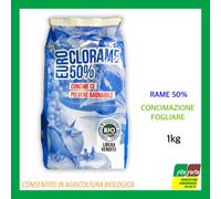 CONCIME CLORAME 50% EUROCLORAME MIDORI 1KG BLU RAME BORO POLVERE BAGNABILE BIO