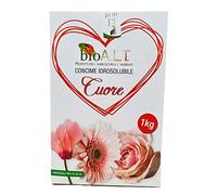 Concime Cuore per Fiori Idrosolubile Universale Npk 20.20.20 con Aggiunta di Elementi Chelati per un Maggiore Vigore Vegetativo e una Crescita Armoniosa delle Piante in Vaso Giardino Balcone Orto 1kg