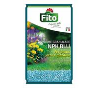 Concime Fito NPK Blu Concime Granulare per Orto Giardino Prato confezione da 5Kg