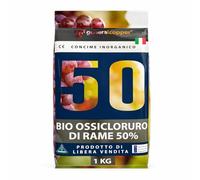Concime fogliare ossicloruro di rame 50% da 1 kg - concime inorganico microelemento rame per vite, olivo, orto e frutteto - Verderame consentito in agricoltura biologica, libera vendita.
