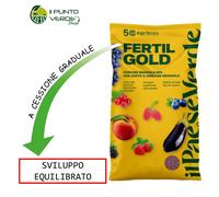 Concime Granulare NPK GOLD 20 kg per Orto Agrumi Prato Giardino NUTRE 120 GIORNI