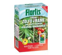 CONCIME IN POLVERE BAGNABILE FLORTIS ZOLFO + RAME 250GR