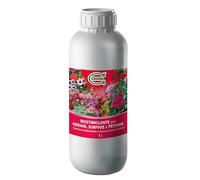 Concime liquido Biostimolante per GERANI, SURFINIE, PETUNIE e FIORI - IDROGRENA (1 litro)