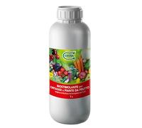 Concime liquido Biostimolante per ORTAGGI, ORTO PIANTE DA FRUTTO - IDROGRENA (1 litro) indicato per pomodori, zucchine, fragole, melanzane, piante aromatiche, basilico, insalata, lattughe ecc,