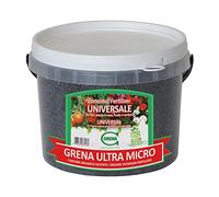 Concime organico granulare/formato micro 2 mm GRENA ULTRA micro per ortaggi, piante in vaso, frutteti, fiori e giardino (2 kg)