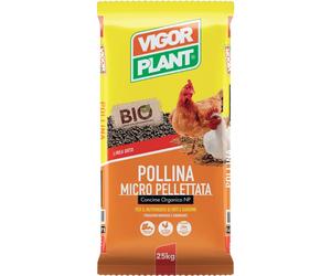 Concime organico Pollina Micro Pellettata 25 kg Vigorplant