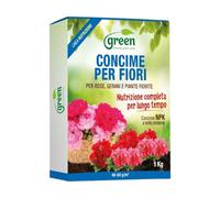 CONCIME PER FIORI LENTA CESSIONE rose gerani PIANTE FIORITE 1 kg Green