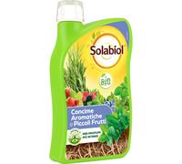 Solabiol Concime Liquido Biologico per Aromatiche e Piccoli Frutti con Tecnologia Natural Booster, 1L