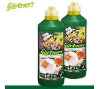 Giardiniere’S 2x 1 L Blühpflanzendünger Con Spurennährstoffen Fertilizzante