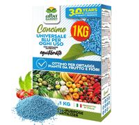 Concime Piante Universale Blu Granulare 1 KG Per Ortaggi Piante Da Frutto e