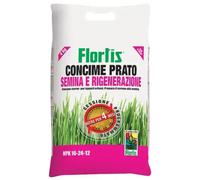 Concime prato specifico per semine e rigenerazioni FLORTIS - Sacco 200mq 4KG