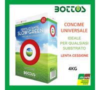 Concime fertilizzante Bottos "Slow Green 22-5-10+2MgO" - 4 Kg - Linea ZollaVerde