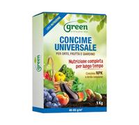 CONCIME UNIVERSALE LENTA CESSIONE agrumi frutti olivi prato rose 1 kg Green