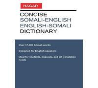 Concise Somali-English/English-Somali Dictionary