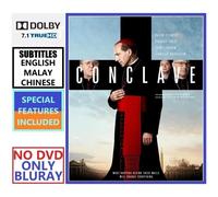 Conclave (2024) nuovo DVD inglese DTS-HDMI 5.1 tutte le regioni disco BLU RAY
