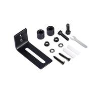 Conclude - Set di guide per pavimenti a parete modificabili con coperchio per porta scorrevole con rotazione completa per guida all'installazione del solco di negazione del telelavoro