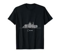 Concord Massachusetts Skyline US Travel Souvenir Maglietta
