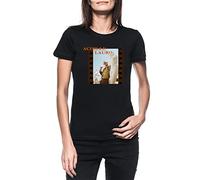 Concorrente Lauro De Marinis Donna Bianco T-Shirt Maglietta Maniche Corte Women's White T-Shirt XL