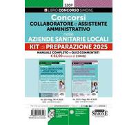 Concorsi collaboratore e assistente amministrativo nelle Aziende Sanitarie Locali. Kit di preparazione 2025