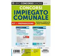 Concorsi impiegato comunale. Kit di preparazione. Manuale completo+Quiz commentati. Con espansione online. Con software di simulazione