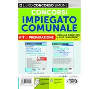 Concorsi impiegato comunale. Kit di preparazione. Manuale completo+Quiz co...